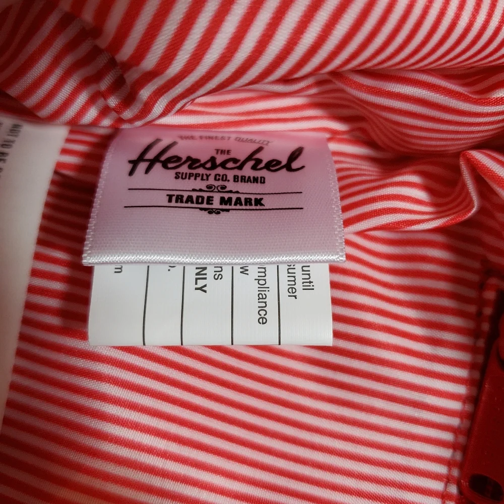NWT Herschel Supply Company Dawson Backpack Bag in Natural Fouta Striped Print